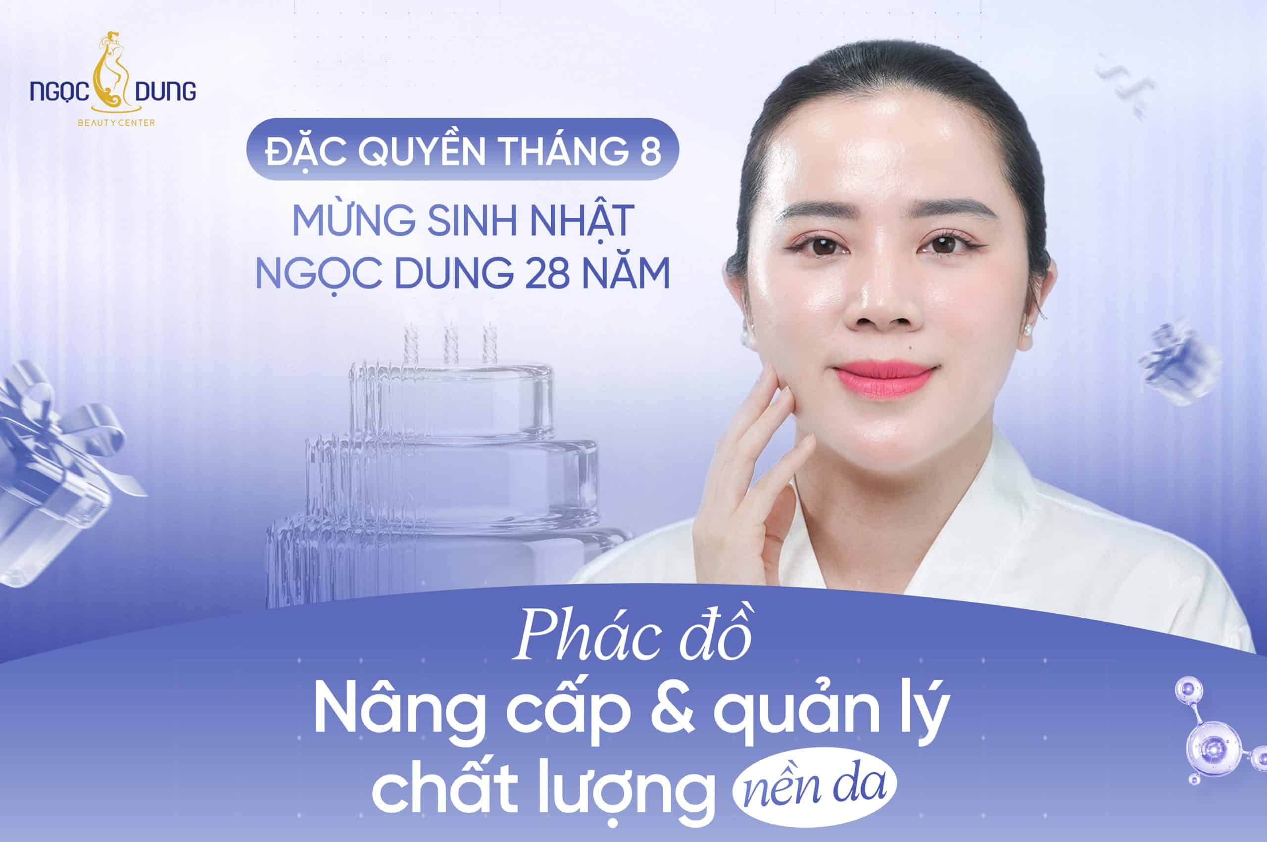 Khách hàng có cơ hội nhận ngay 1 suất ECM Skin Rebuild khi đăng ký phác đồ quản lý chất lượng da của Ngọc Dung