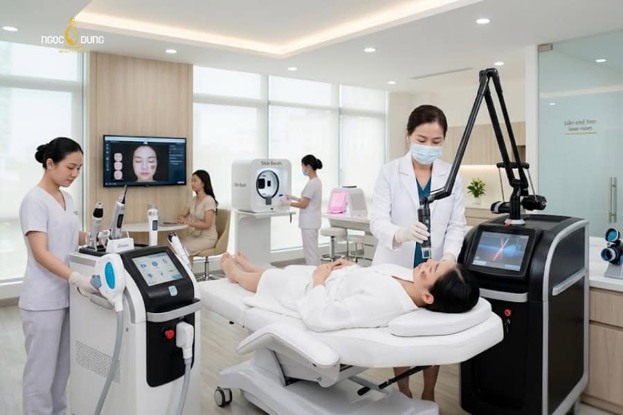Hãy trị thâm tại các cơ sở có công nghệ điều trị tiên tiến