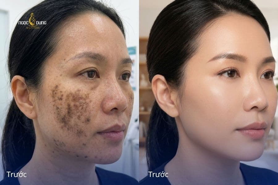 Ngọc Dung đã giúp nhiều chị em tự tin nhờ liệu trình loại bỏ nám chân sâu
