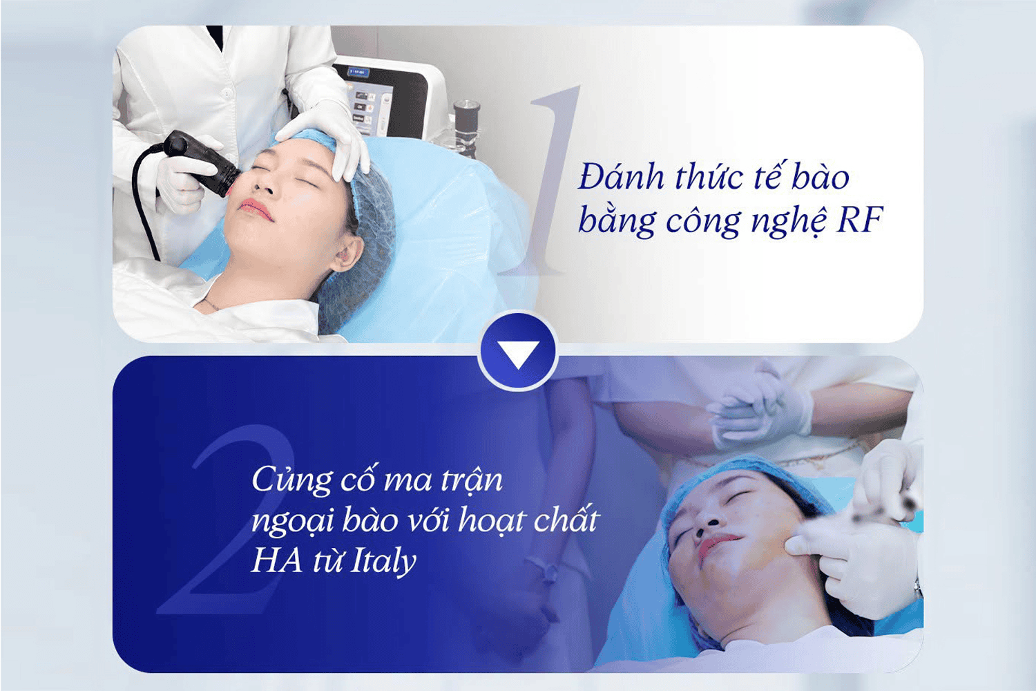 Sự kết hợp giữa công nghệ cao và dưỡng chất HA mang lại tác động kép vượt trội cho làn da