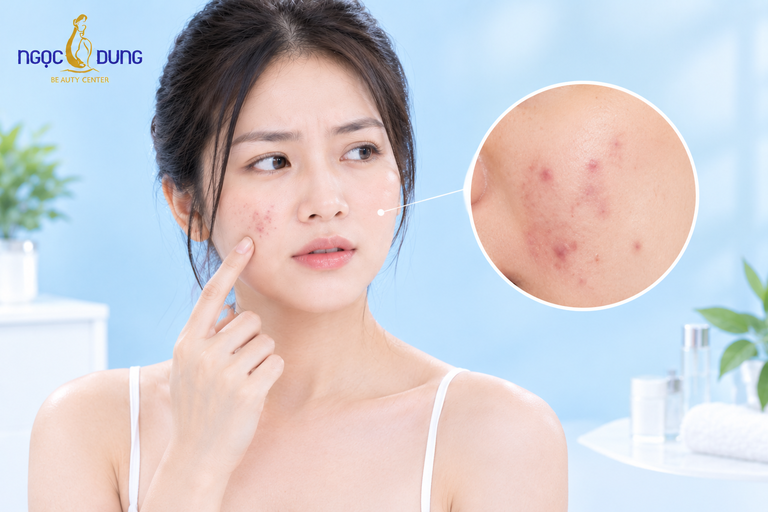 Cách điều trị thâm đỏ sau mụn hiệu quả